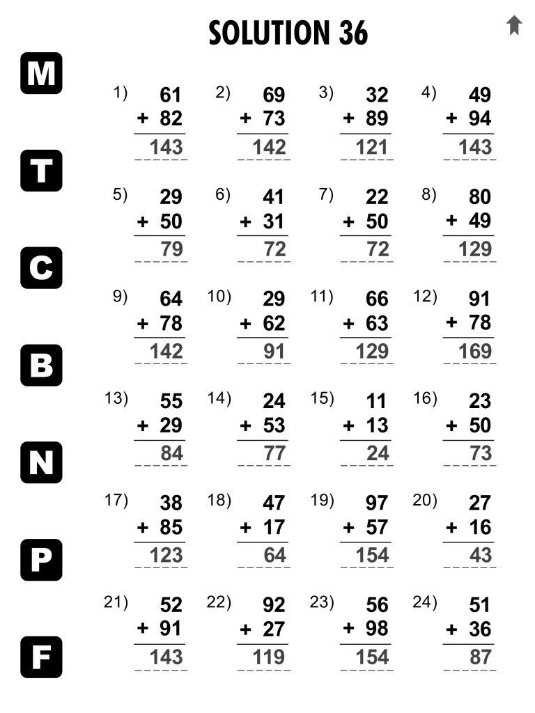 2400 Addition And Subtraction Exercises 1 2 Digits NEG_page_150