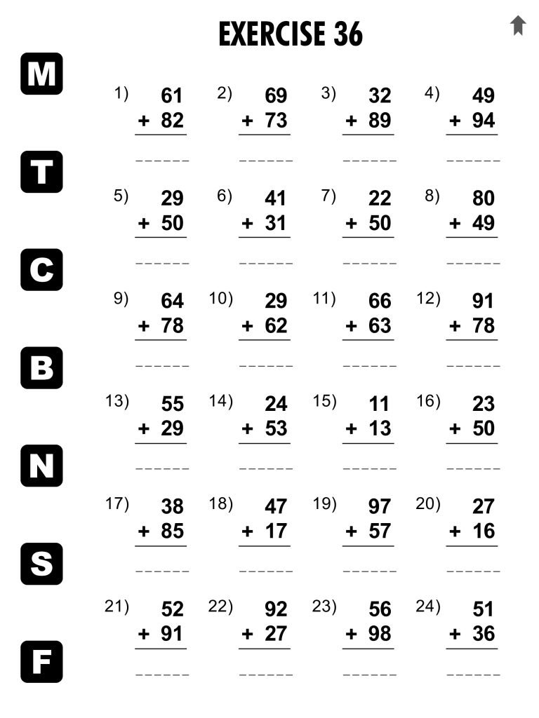 2400 Addition And Subtraction Exercises 1 2 Digits NEG_page_50