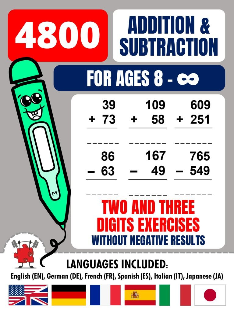 4800 Addition And Subtraction Exercises 2 3 Digits_page_1