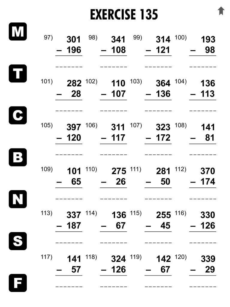 4800 Addition And Subtraction Exercises 2 3 Digits_page_150