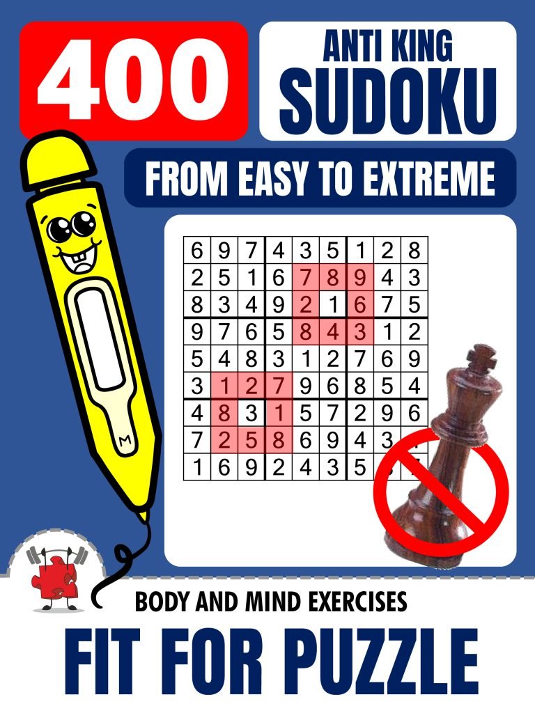 ANTI KING SUDOKU 400 Puzzles Fit For Puzzle_1