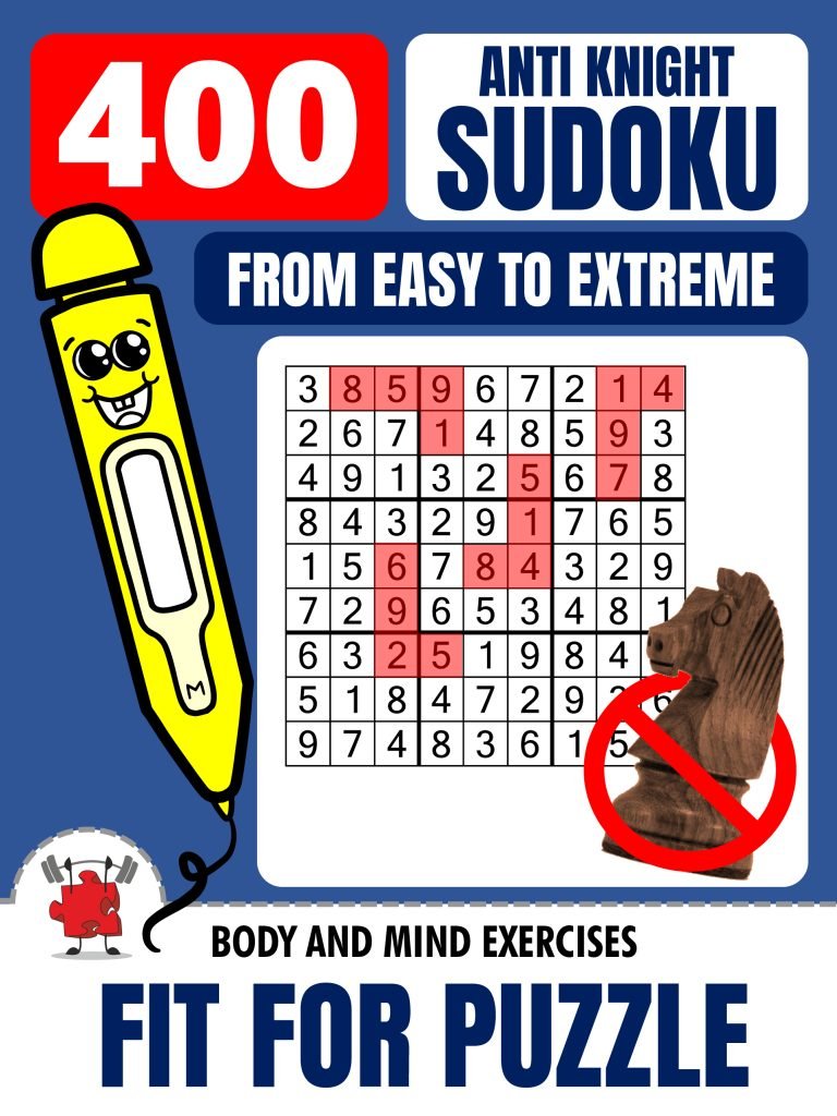 ANTI KNIGHT SUDOKU 400 Puzzles Fit For Puzzle_1