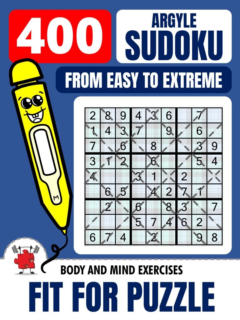 ARGYLE SUDOKU 400 Puzzles Fit For Puzzle_1