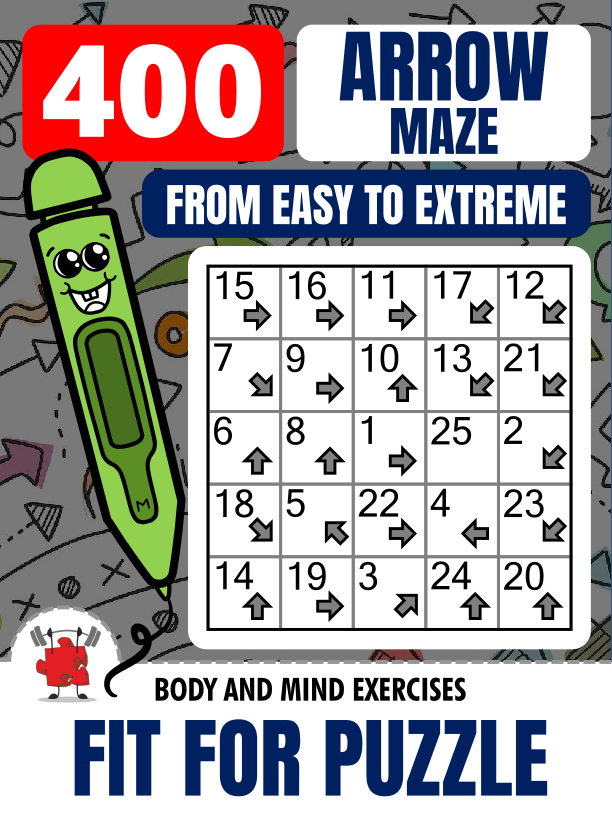 ARROW MAZE 400 Puzzles Fit For Puzzle_1