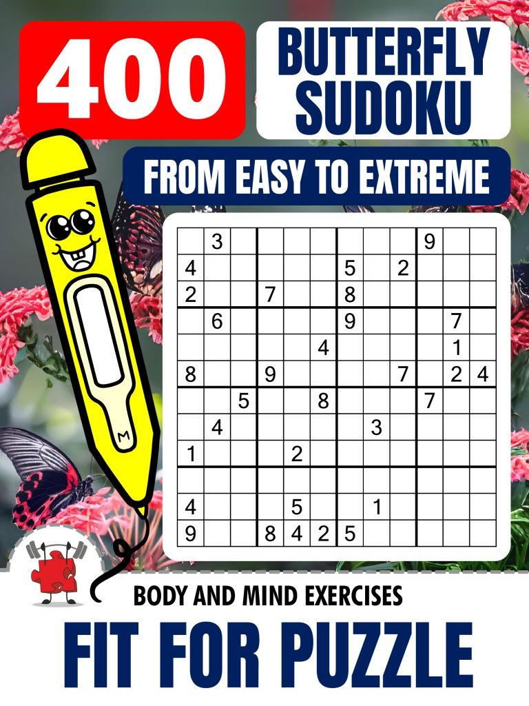 BUTTERFLY SUDOKU 400 Puzzles Fit For Puzzle_1