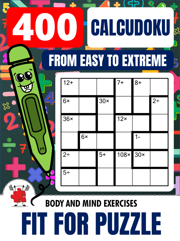 CALCUDOKU 400 Puzzles Fit For Puzzle_1