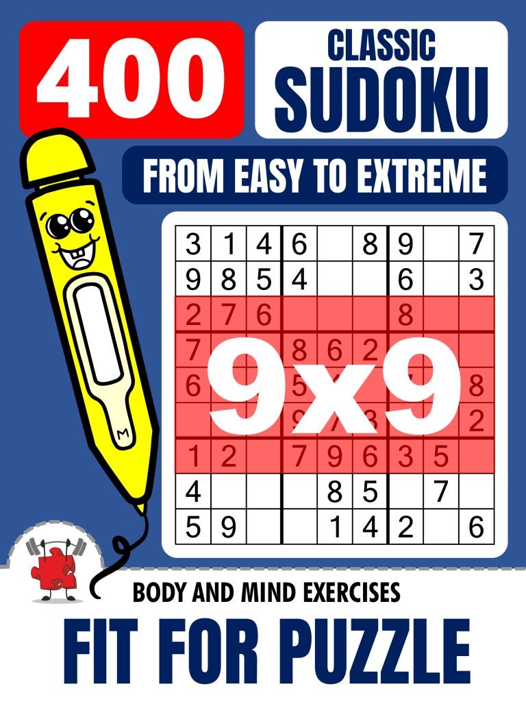 CLASSIC SUDOKU 400 Puzzles Fit For Puzzle_1