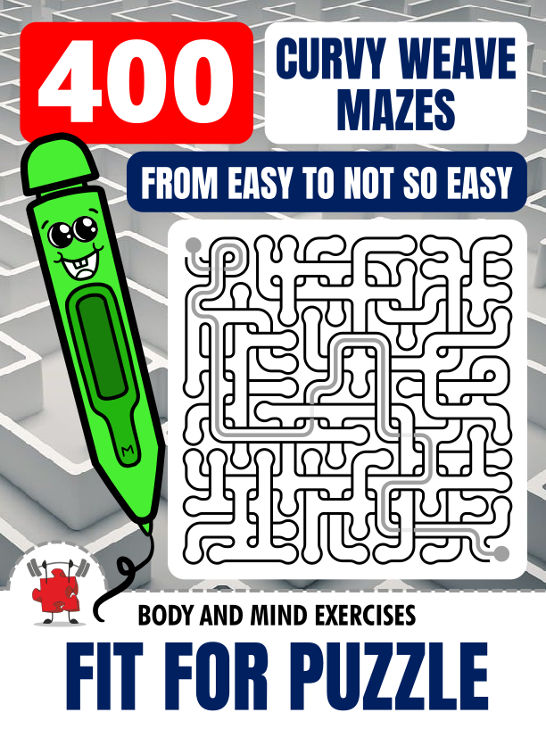 CURVY WEAVE MAZES 400 Fit For Puzzle Edition_1