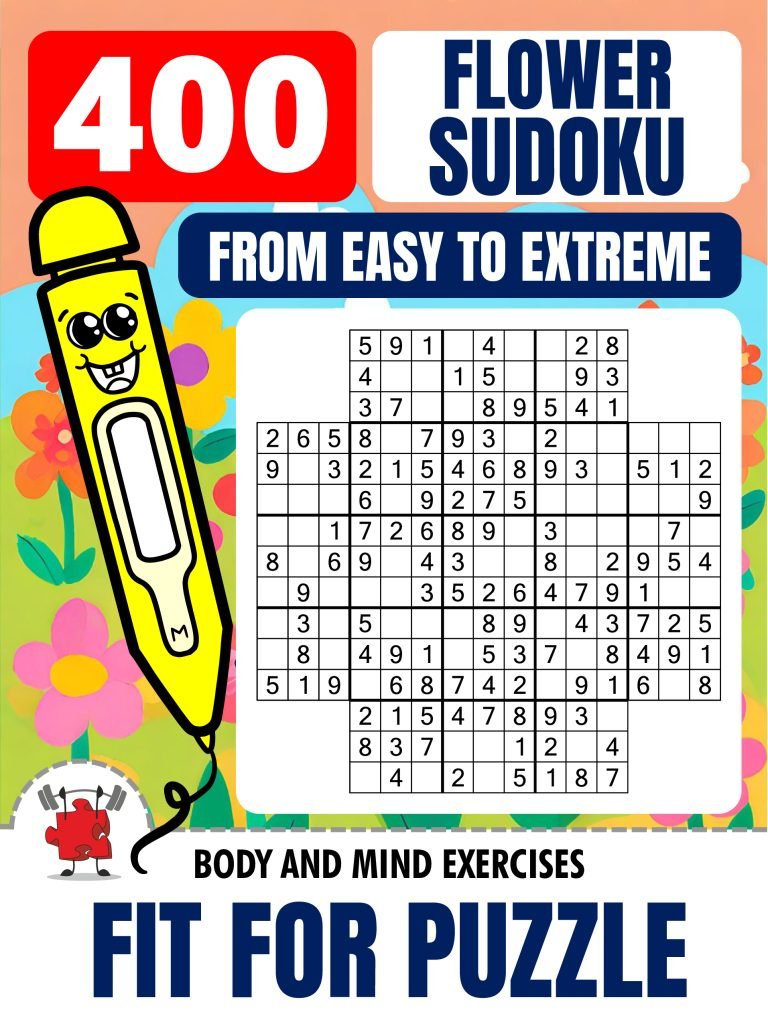 FLOWER SUDOKU 400 Puzzles Fit For Puzzle_1