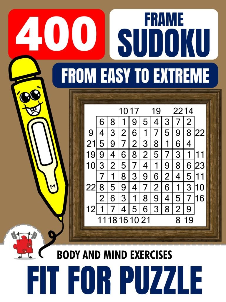 FRAME SUDOKU 400 Puzzles Fit For Puzzle_1