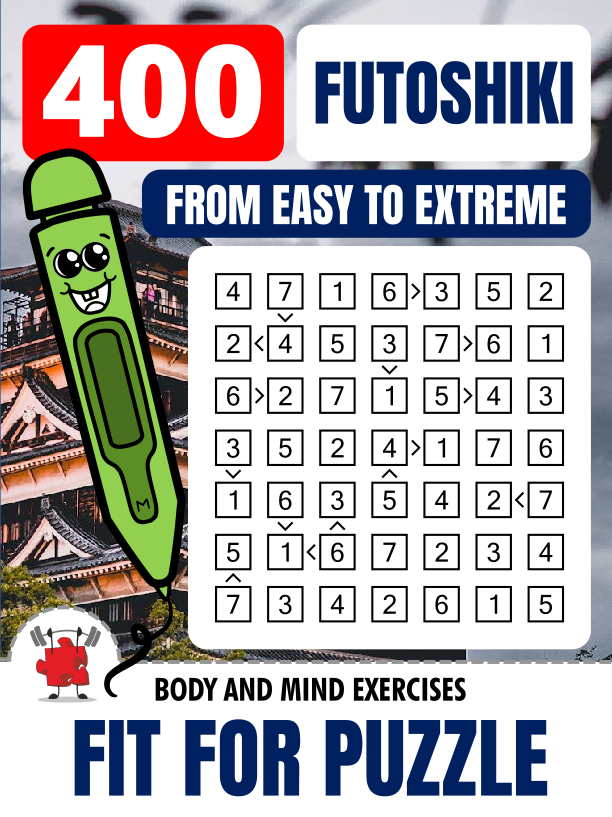 FUTOSHIKI 400 Puzzles Fit For Puzzle_1