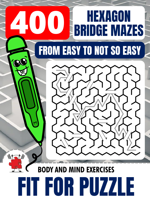 HEXAGON BRIDGE MAZES 400 Fit For Puzzle Edition_1