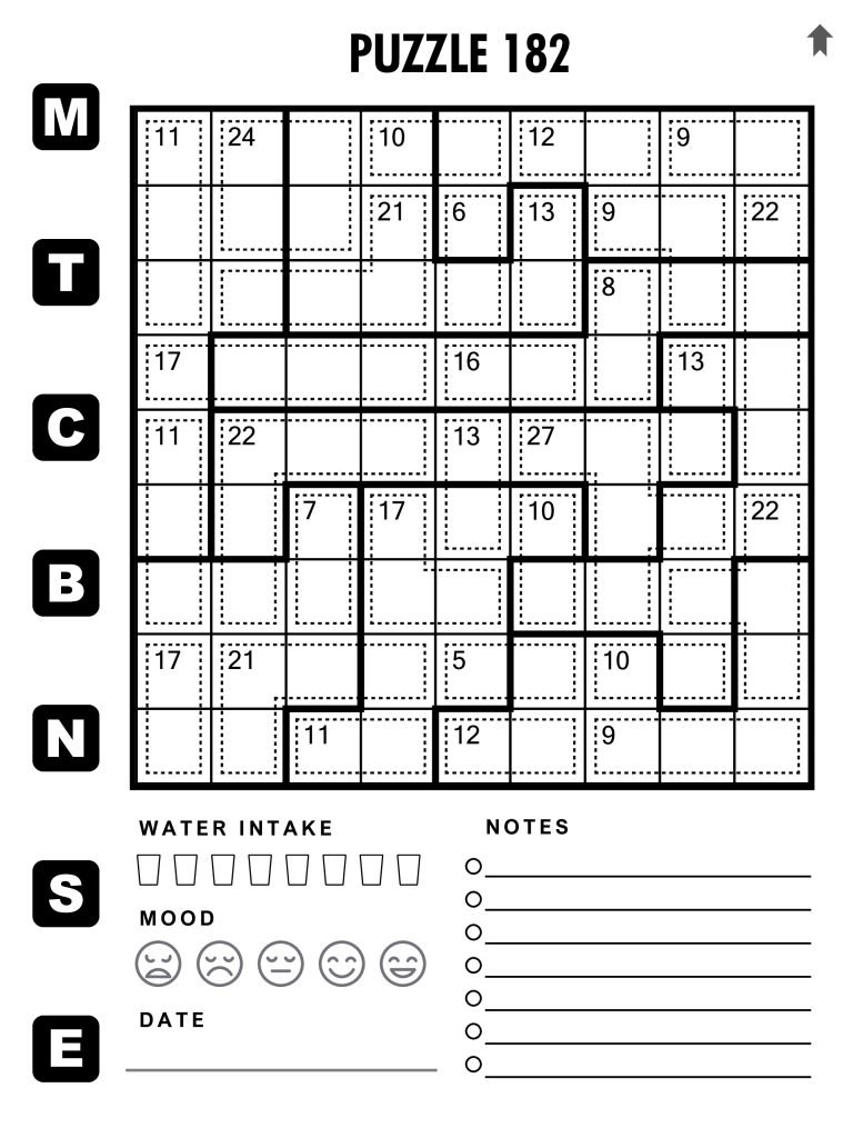 KILLER SUDOKU UNREGULAR REGIONS 400 Puzzles Fit For Puzzle_200