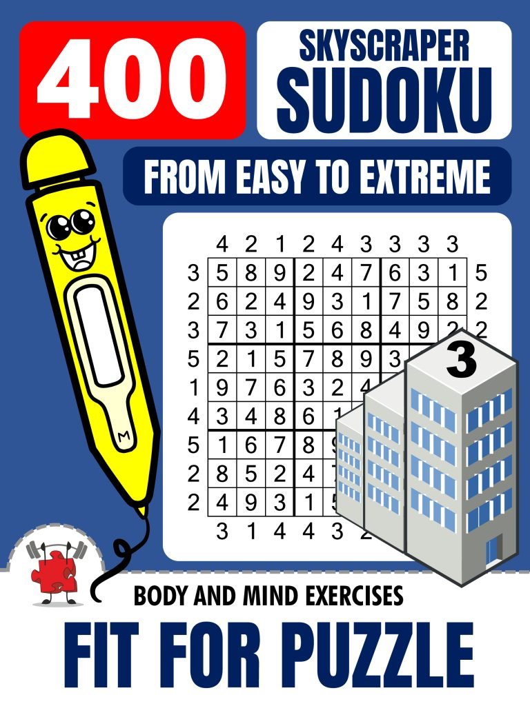 SKYSCRAPER SUDOKU 400 Puzzles Fit For Puzzle_1