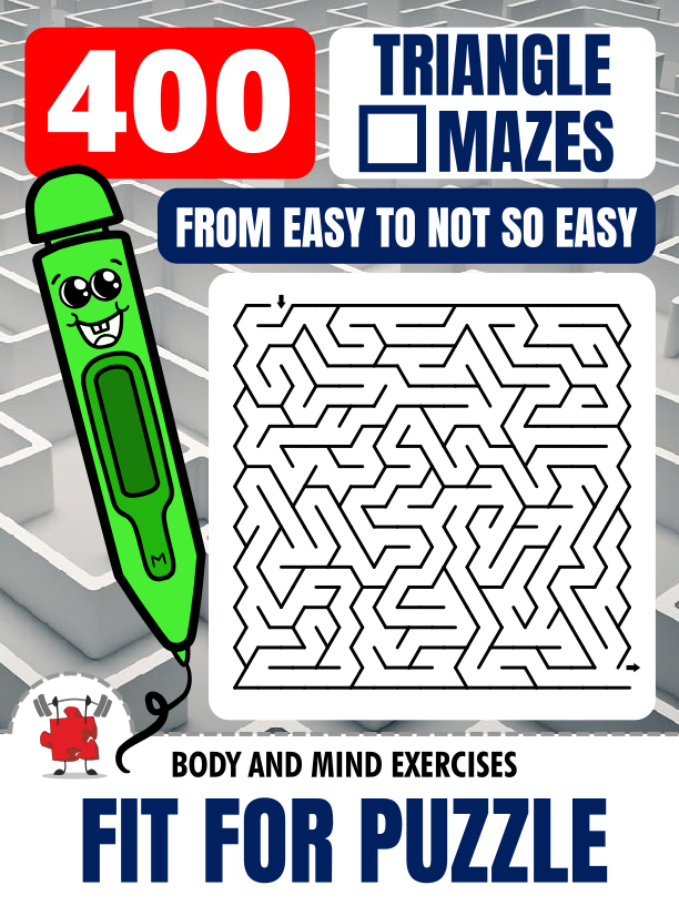 SQUARE MAZES TRIANGLE GRID 400 Fit For Puzzle Edition_1