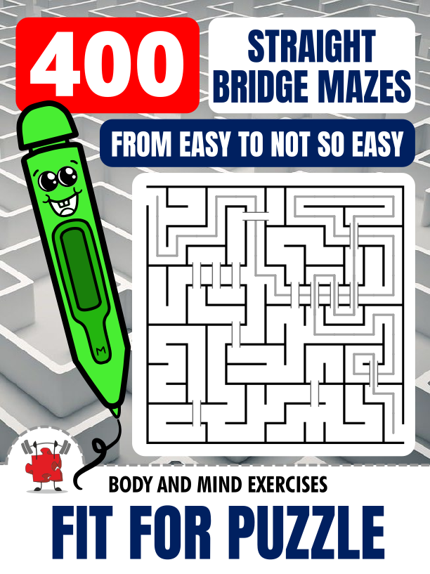 STRAIGHT BRIDGE MAZES 400 Fit For Puzzle Edition_1