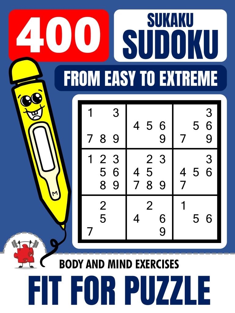 SUKAKU SUDOKU 400 Puzzles Fit For Puzzle_1