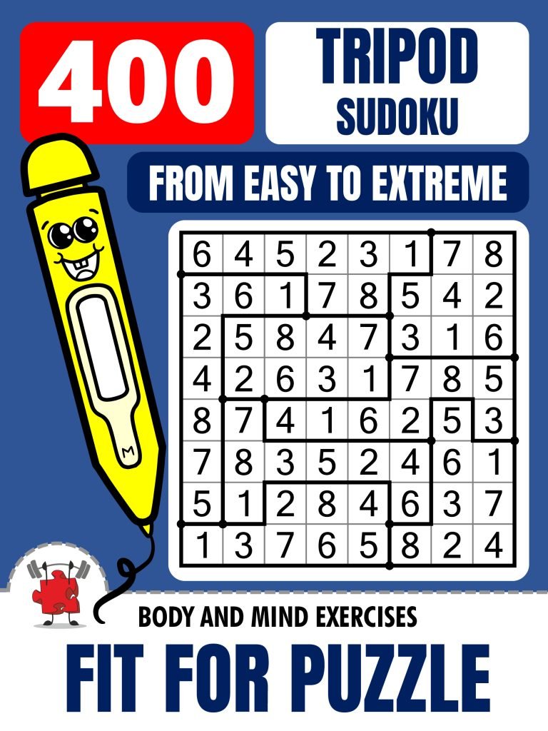 TRIPOD SUDOKU 400 Puzzles Fit For Puzzle_1