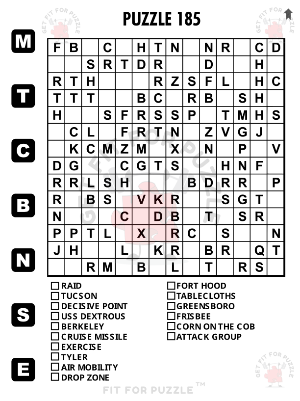 USA MILITARY TERMS 400 No Vowels Wordsearch Puzzles For Adults 200